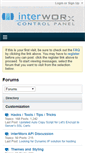Mobile Screenshot of forums.interworx.com